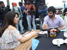 Touch Chesi Chudu Movie Working Stills
